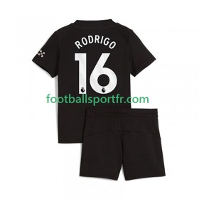 Tenue Manchester City Rodrigo Hernandez 16 Enfant Exterieur 2025-2026 Maillot de Foot